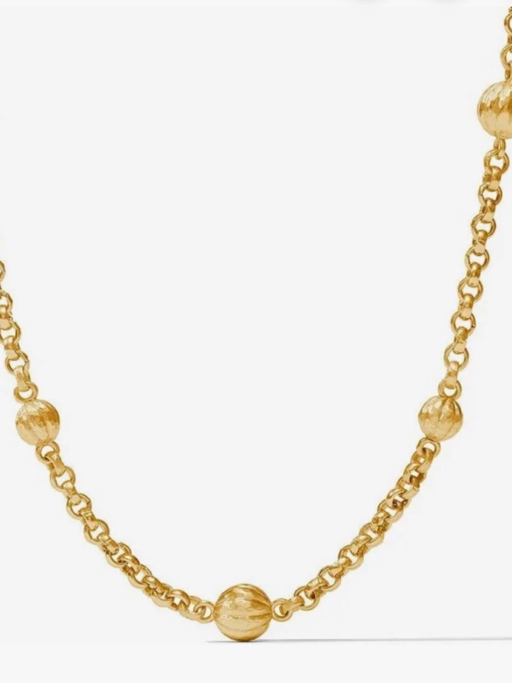Julie Vos Gold Beaded Cirque Station Necklace - Picture 3 of 6